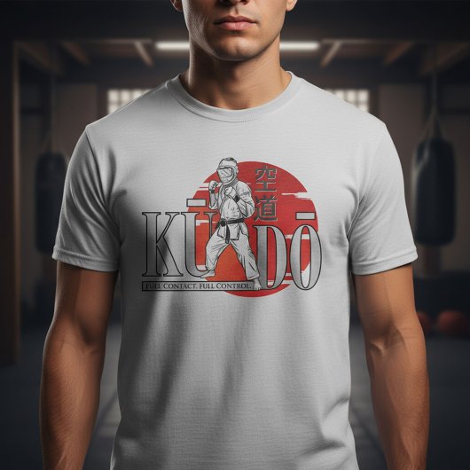 空道 – フルコンタクト、フルコントロール Tシャツ