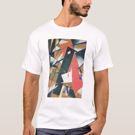 空間的な力Construction 1921年 Tシャツ (正面)