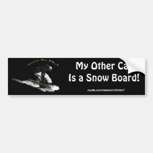 空雪ボーダーシリーズ バンパーステッカー