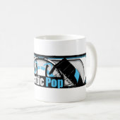 空電のポップ・アートのなマグ6 コーヒーマグカップ (正面右)