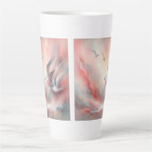 空飛ぶカモメのラテマグ 12 oz & 17 oz カフェラテマグ (正面)