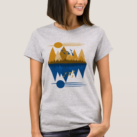 空飛ぶガチョウ Tシャツ (正面)