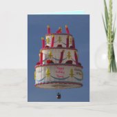 空飛ぶケーキ カード (正面)