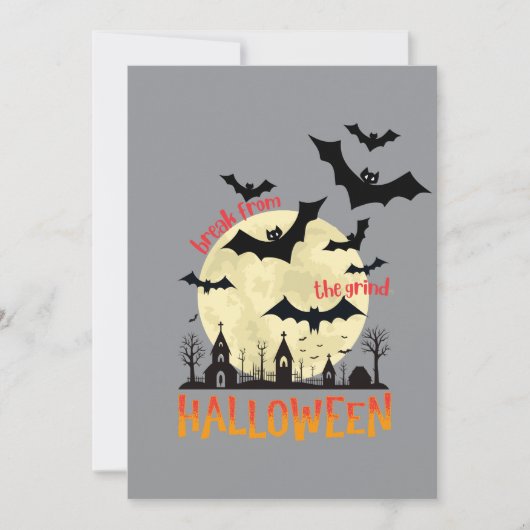 空飛ぶコウモリ BFTG 招待状 (正面)