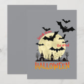 空飛ぶコウモリ BFTG 招待状 (正面/裏面)