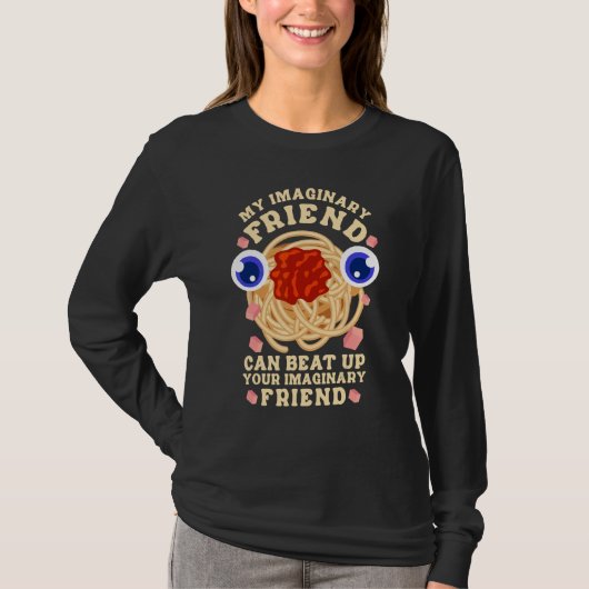 空飛ぶスパゲティ・モンスター FSM 私の想像上の友達 C Tシャツ (正面)