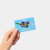 空飛ぶトカゲ バッジ (手持ち)