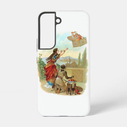 空飛ぶトランク SAMSUNG GALAXYケース (裏面)