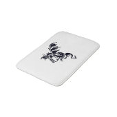 空飛ぶドラゴンのデザイン バスマット (アングル)