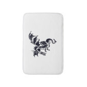 空飛ぶドラゴンのデザイン バスマット (正面縦)