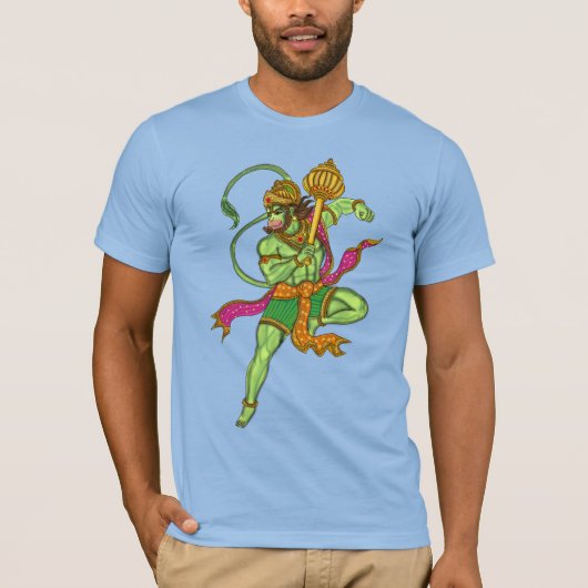空飛ぶハヌマーンTシャツ Tシャツ (正面)