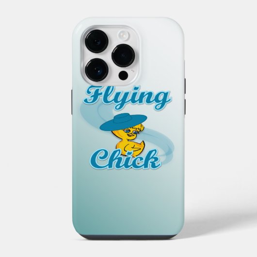 空飛ぶヒヨコ #3 iPhoneケース (裏面)