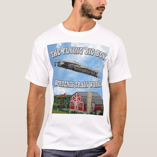 "空飛ぶビッグボーイ" Tシャツ (正面)