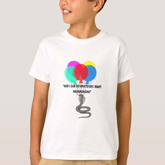 空飛ぶヘビ Tシャツ (正面)