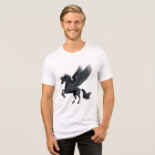空飛ぶペガサス トライブレンドＴシャツ (正面全面)