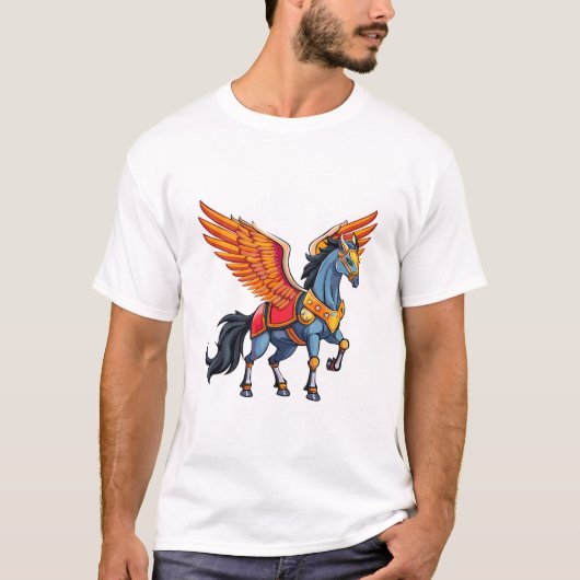 空飛ぶペガサス Tシャツ (正面)