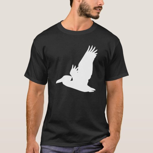 空飛ぶペリカン Tシャツ (正面)