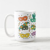空飛ぶマスク コーヒーマグカップ (左)