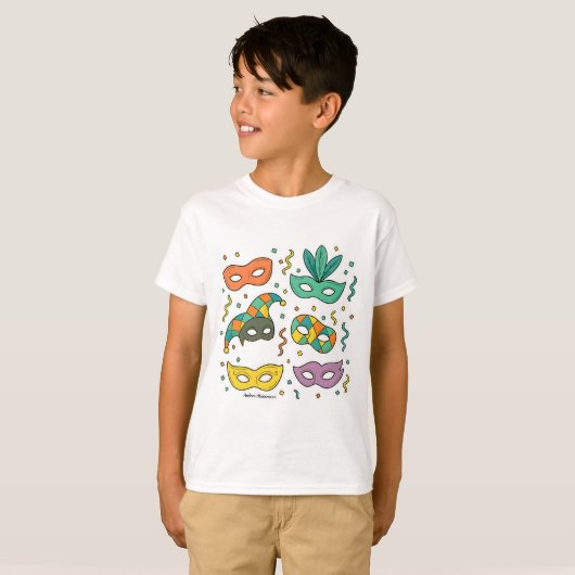 空飛ぶマスク Tシャツ (正面フル)
