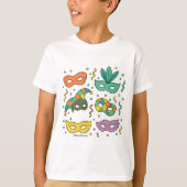 空飛ぶマスク Tシャツ (正面)