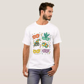 空飛ぶマスク Tシャツ (正面フル)