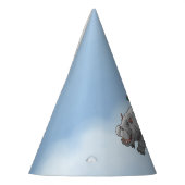 空飛ぶロケットカバ パーティーハット (左)
