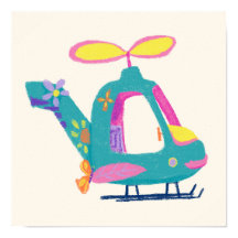 空飛ぶ夢のセットからヘリコプター