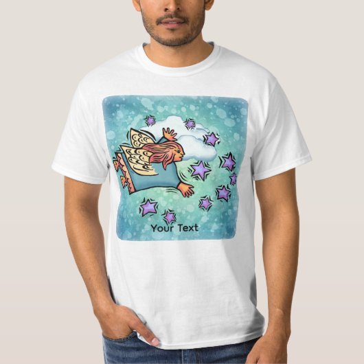空飛ぶ妖精のTシャツ Tシャツ (正面)