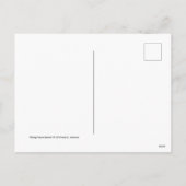 「空飛ぶ未来のベーコン」ホリデー ポストカード (裏面)