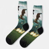 空飛ぶ炎吐くドラゴン城 ソックス (左)