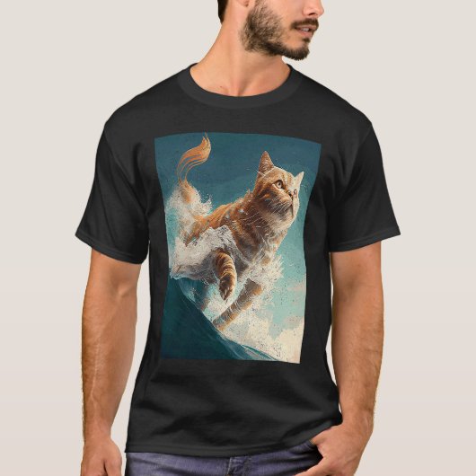 空飛ぶ猫 Tシャツ (正面)