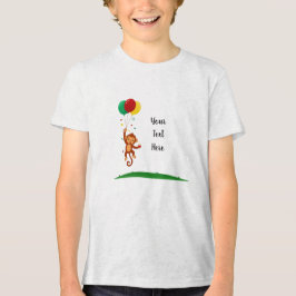 空飛ぶ猿の風船 トライブレンドＴシャツ