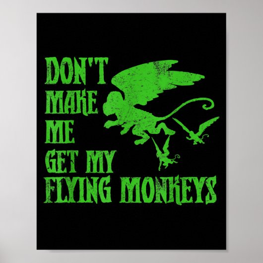空飛ぶ猿を出してはいけない オズの魔法使いの言葉 ポスター (正面)