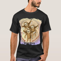 空飛ぶ猿Tシャツ