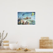 空飛ぶ絨毯 子供用ポスター ポスター (キッチン)