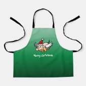 空飛ぶ豚のクリスマス エプロン (正面)