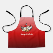 空飛ぶ豚のクリスマス エプロン (正面)