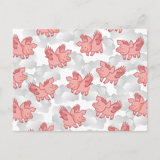 空飛ぶ豚のポストカード ポストカード (正面)