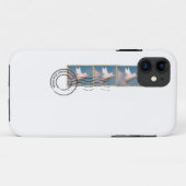 空飛ぶ豚のiPhoneケース Case-Mate iPhoneケース (裏面(横))