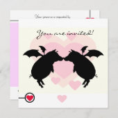 空飛ぶ豚 招待状 (正面/裏面)