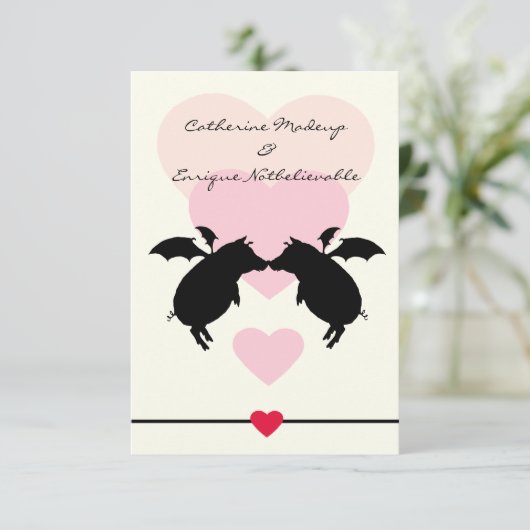 空飛ぶ豚 招待状 (スタンド正面)