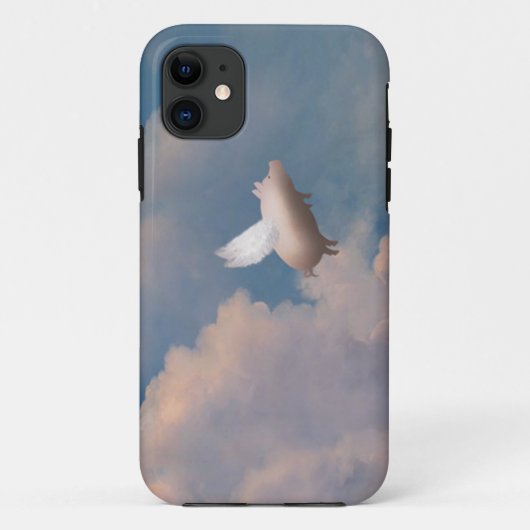 空飛ぶ豚 iPhone カー Case-Mate iPhoneケース (裏面)