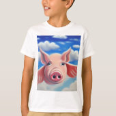 空飛ぶ豚 Tシャツ (正面)