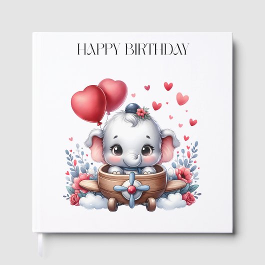 空飛ぶ象の誕生日 ゲストブック (正面)