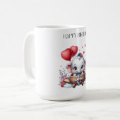 空飛ぶ象の誕生日 コーヒーマグカップ (正面左)