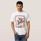 空飛ぶ靴下のサル Tシャツ (正面フル)