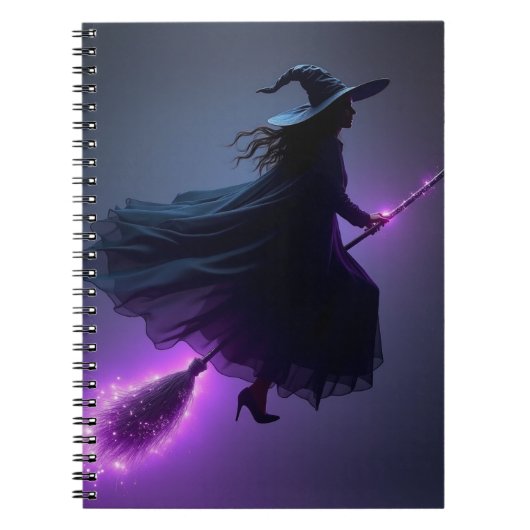 空飛ぶ魔女のハロウィン ノートブック (正面)