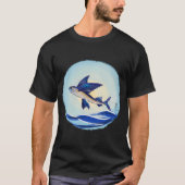 空飛ぶ魚 Tシャツ (正面)