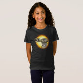 空飛ぶ鷹の炎 Tシャツ (正面フル)
