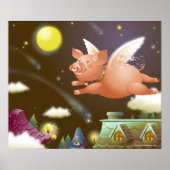 空飛んでいるに豚 ポスター (正面)